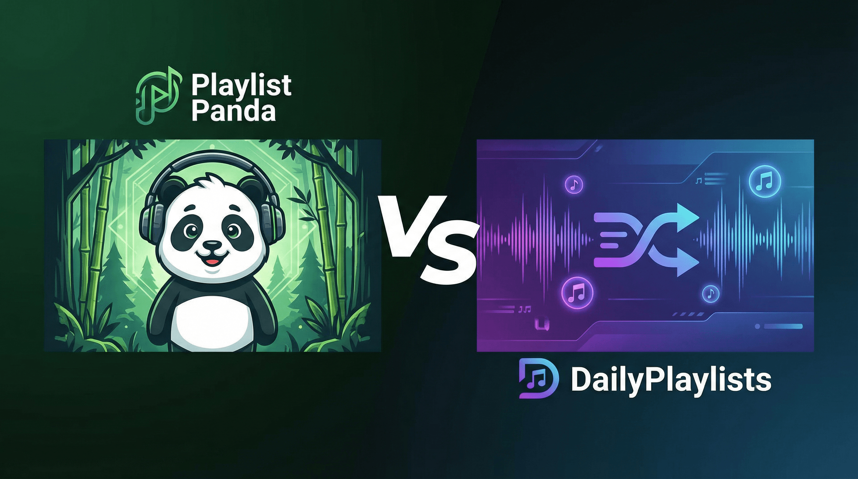 Playlist Panda vs DailyPlaylists comparison