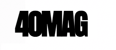 40MAG wordmark in bold black letters on white.